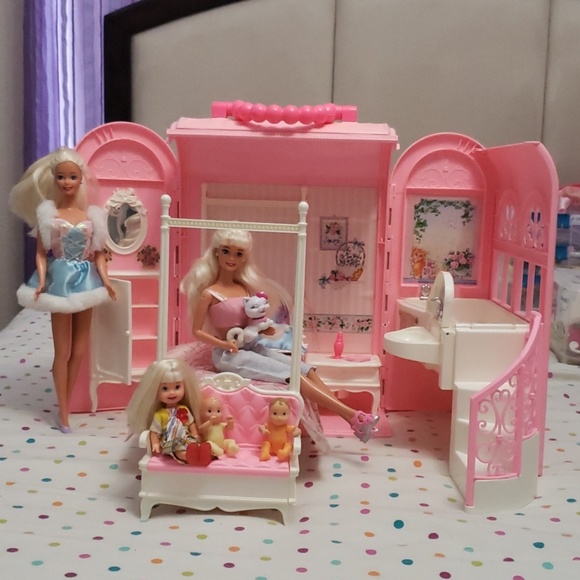 barbie bedroom playset